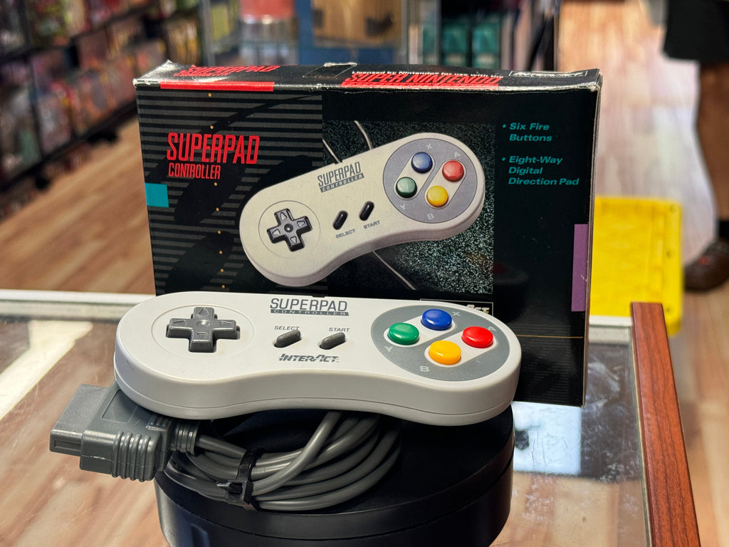 Superpad Controller with Box (Nintendo SNES, Video Game) Tested Working product image 5, provided for visual reference and