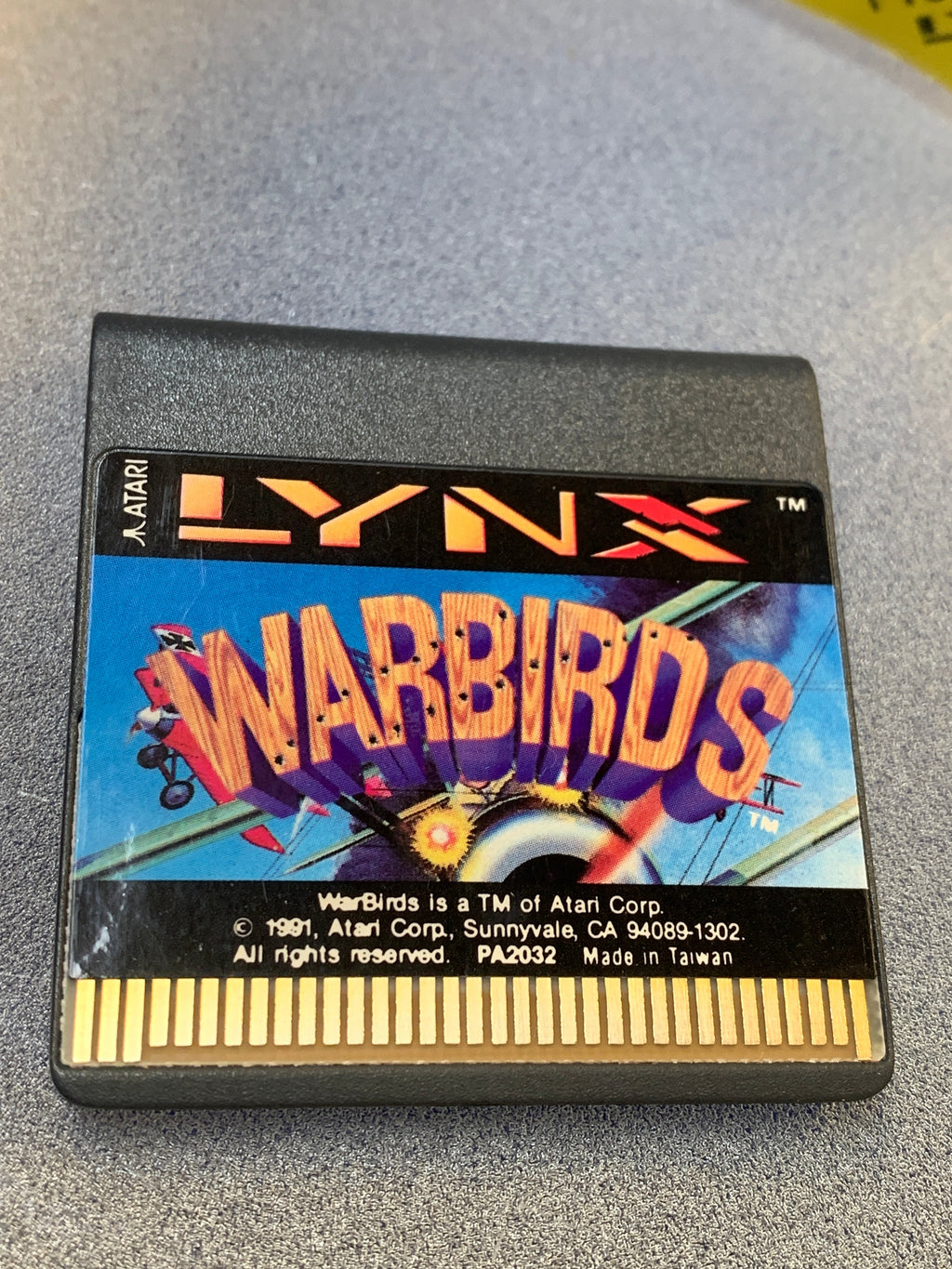 WarBirds (Atari LYNX, Video Game) Tested Working product image 2, provided for visual reference and product detail review