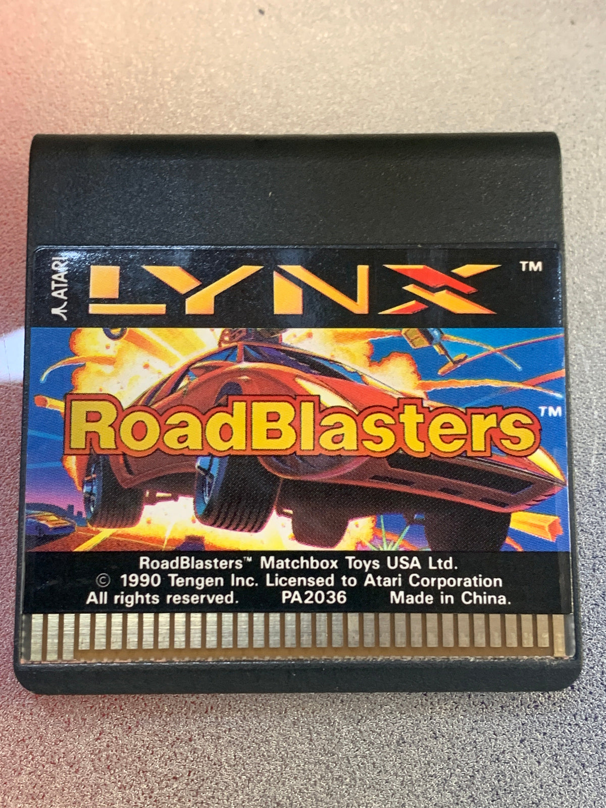 RoadBlasters (Atari LYNX, Video Game) COMPLETE product image 2, provided for visual reference and product detail review