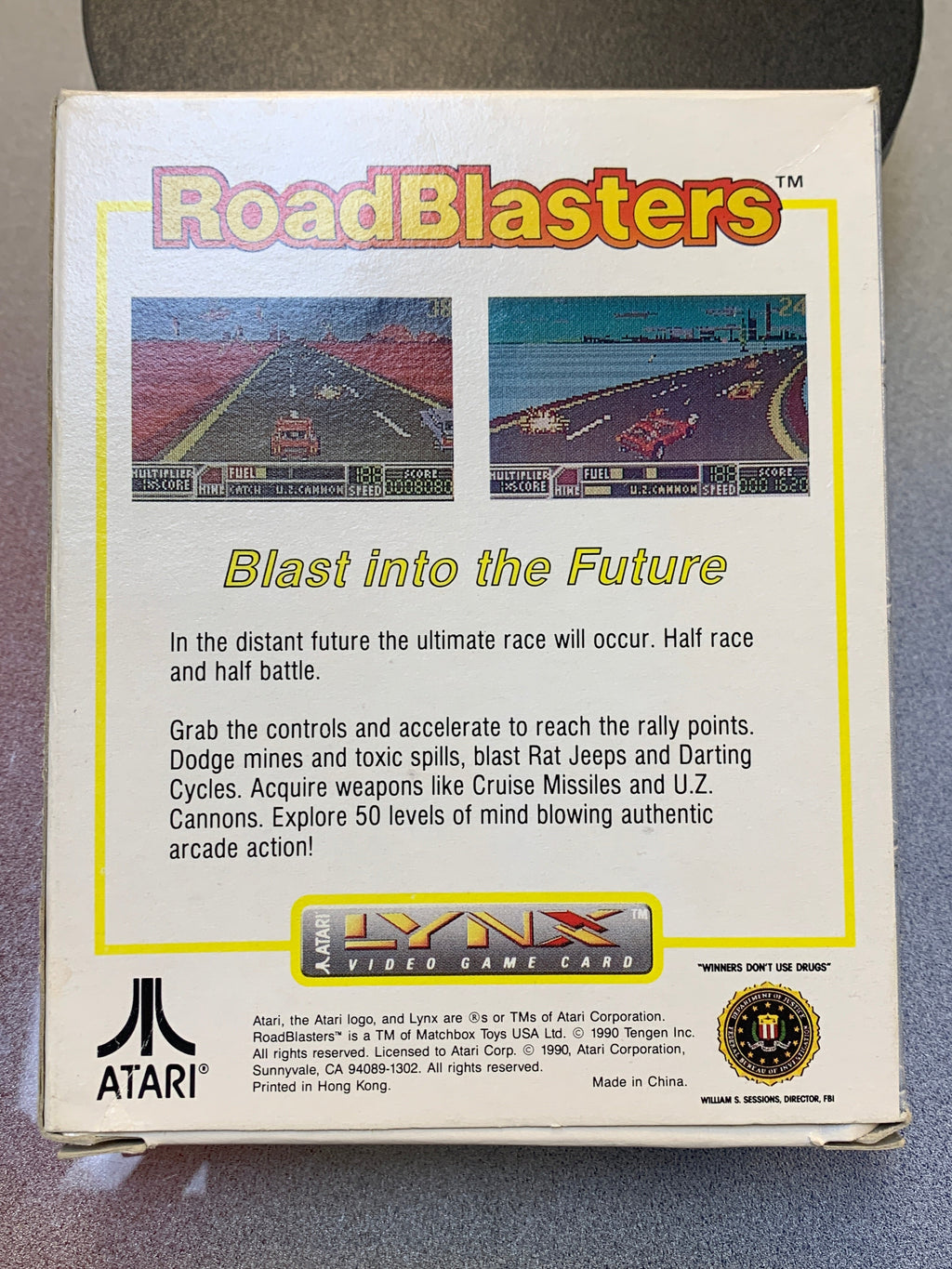 RoadBlasters (Atari LYNX, Video Game) COMPLETE product image 6, provided for visual reference and product detail review