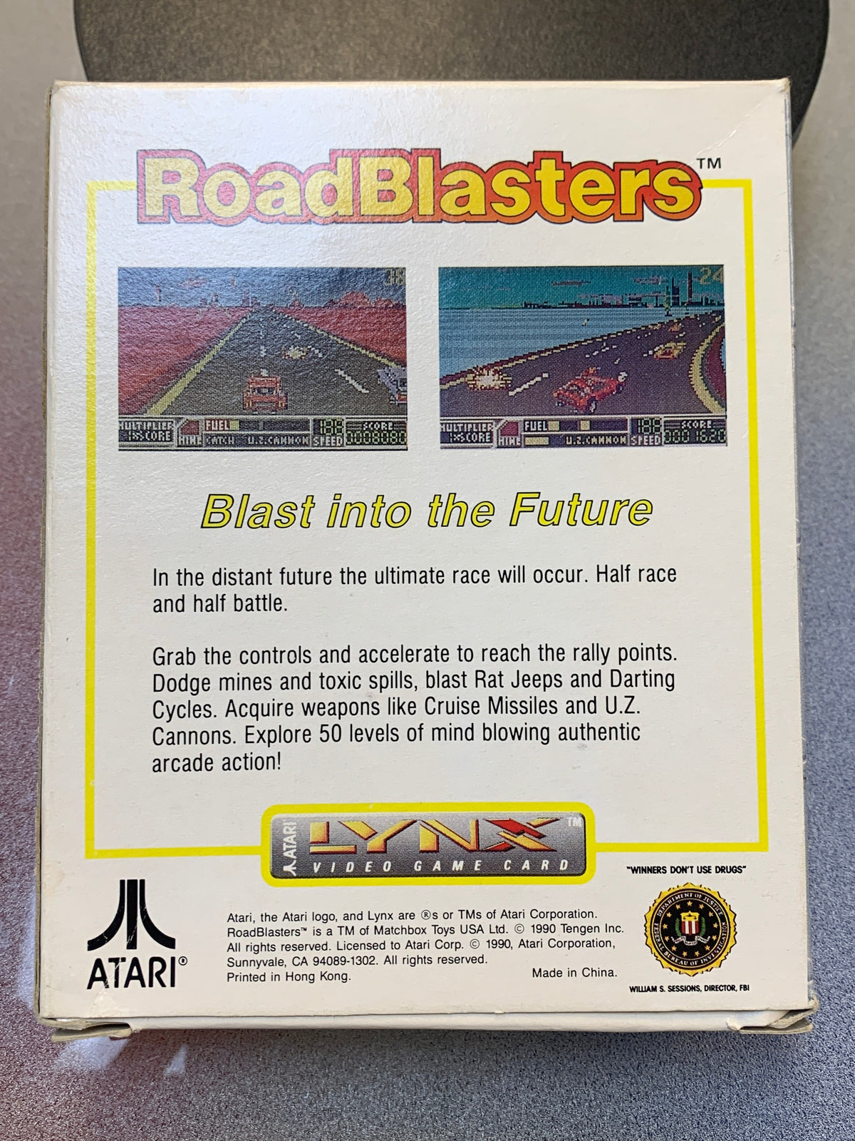 RoadBlasters (Atari LYNX, Video Game) COMPLETE product image 6, provided for visual reference and product detail review