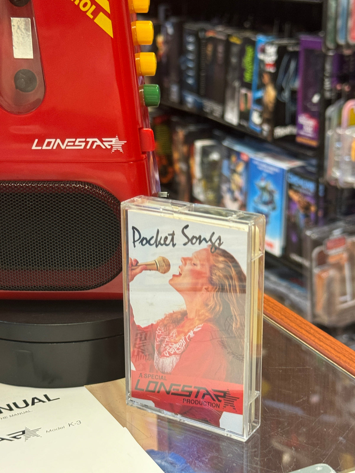 Singalodeon Portable Karaoke (Vintage Lonestar) product image 3, provided for visual reference and product detail review