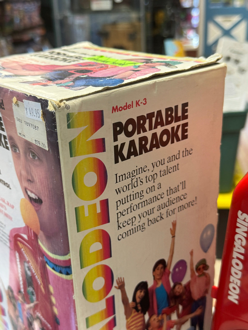 Singalodeon Portable Karaoke (Vintage Lonestar) product image 8, provided for visual reference and product detail review