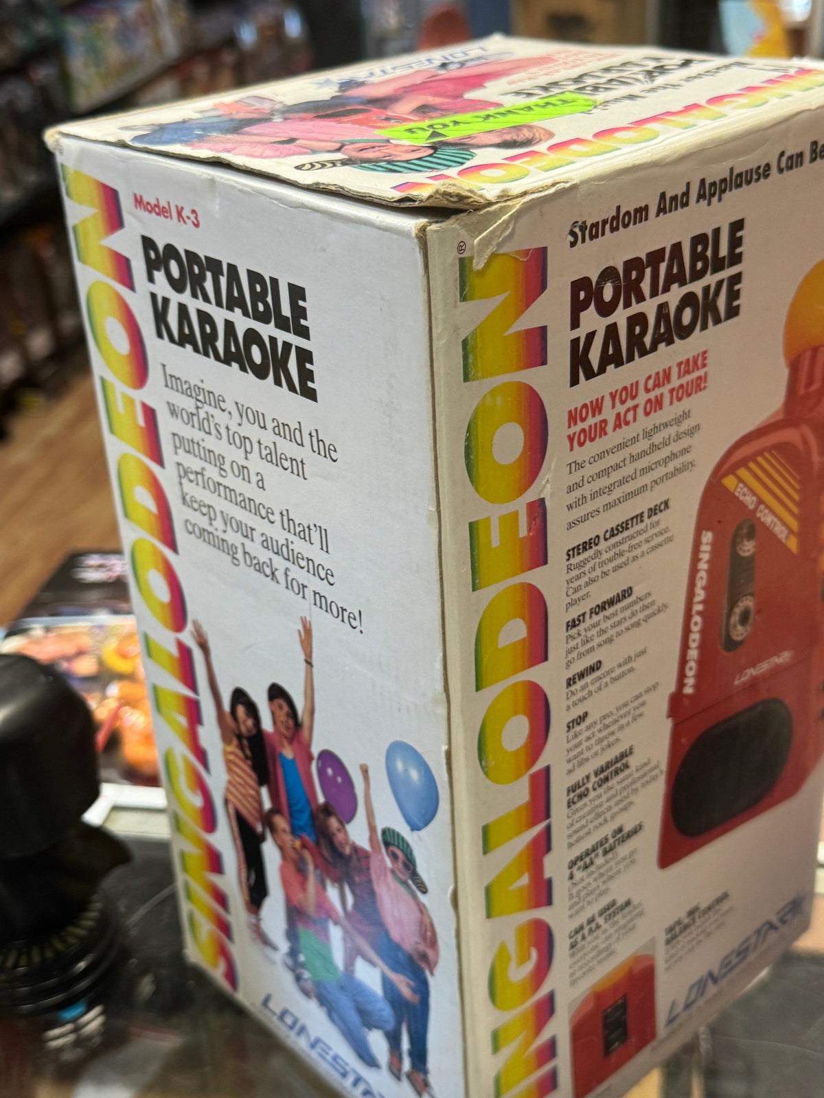 Singalodeon Portable Karaoke (Vintage Lonestar) product image 10, provided for visual reference and product detail review