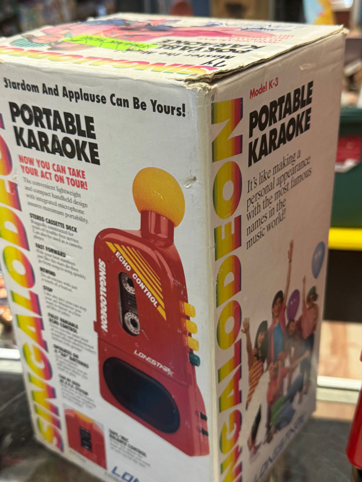 Singalodeon Portable Karaoke (Vintage Lonestar) product image 11, provided for visual reference and product detail review