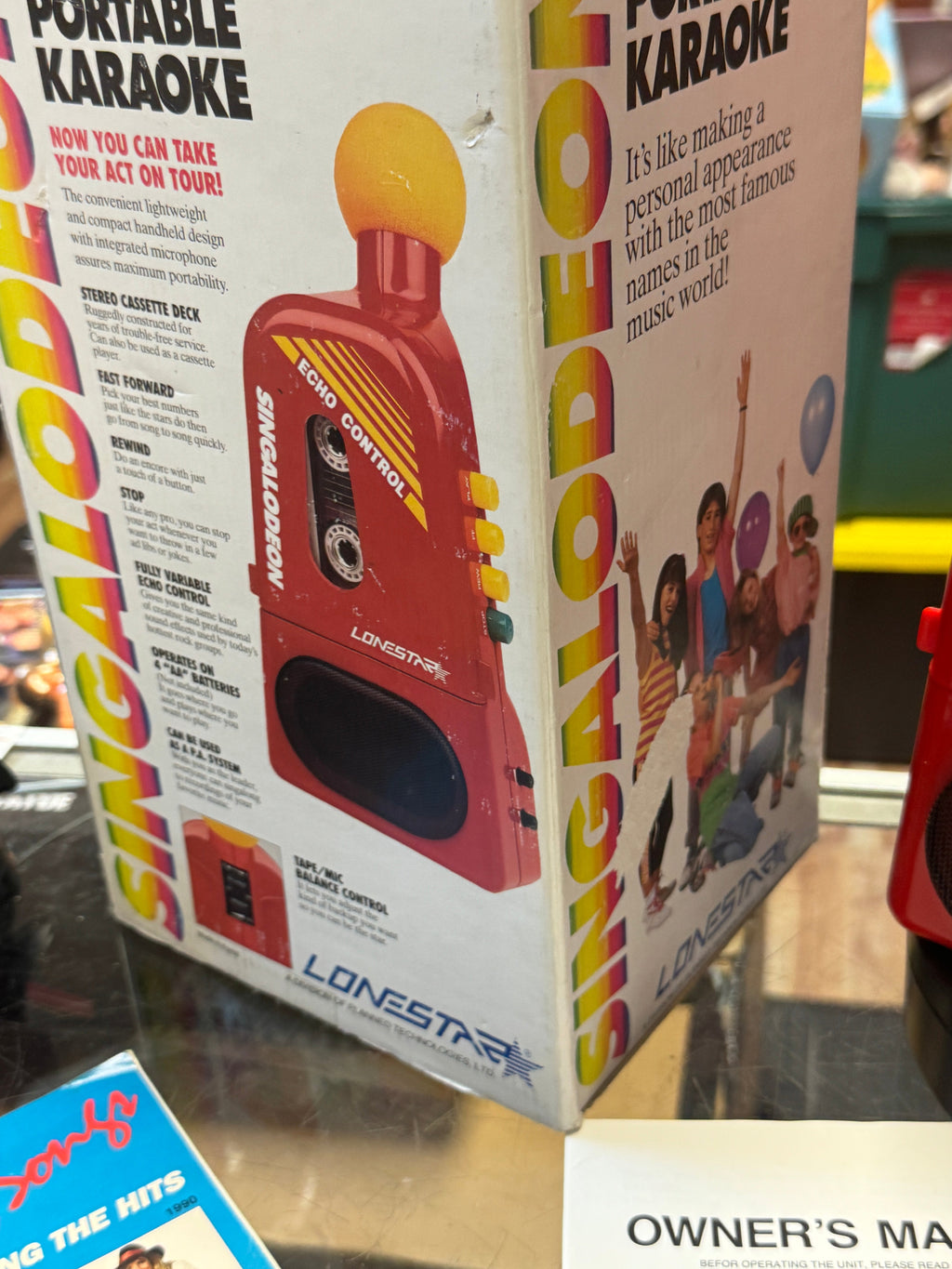 Singalodeon Portable Karaoke (Vintage Lonestar) product image 12, provided for visual reference and product detail review