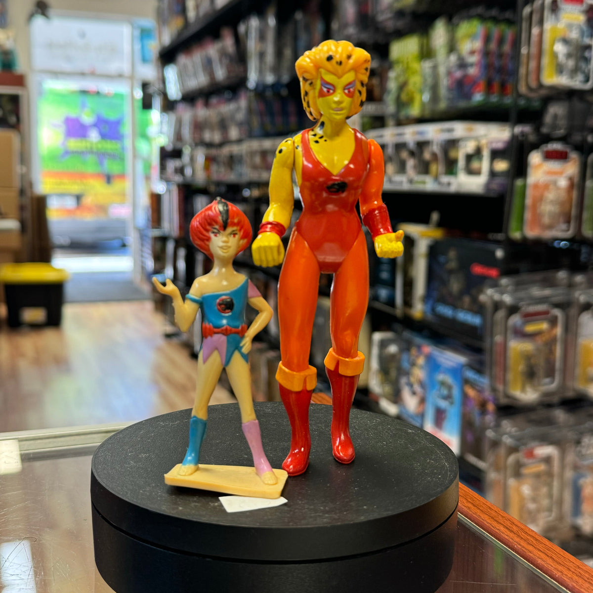 Cheetara & WilyKit 6127 (Vintage Thundercats, LJN) product image 1, provided for visual reference and product detail review