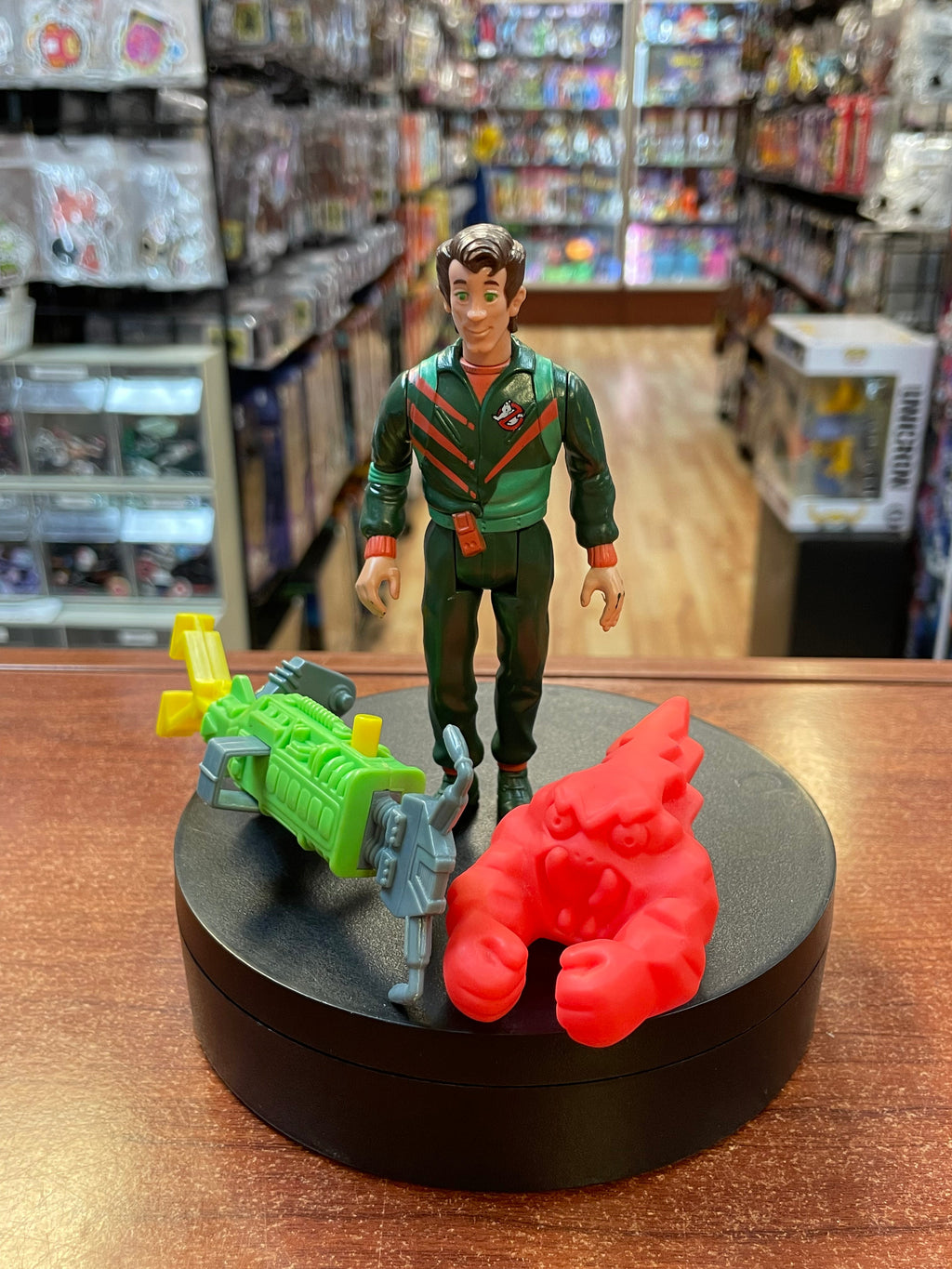 Power Pack Peter Venkman (Vintage Ghostbusters, Kenner) COMPLETE product image 1, provided for visual reference and product