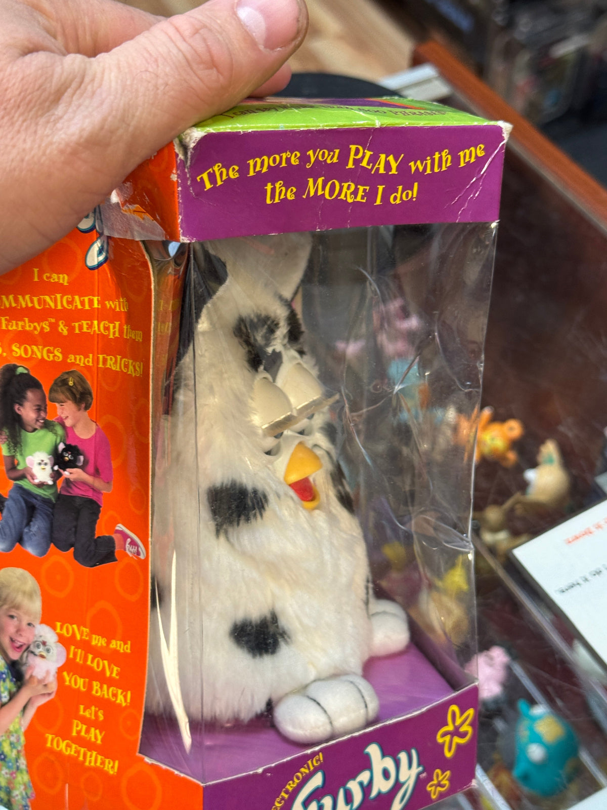 Spotted Dalmation Furby BB (Vintage Furby, Tiger Electronics) New product image 9, provided for visual reference and product