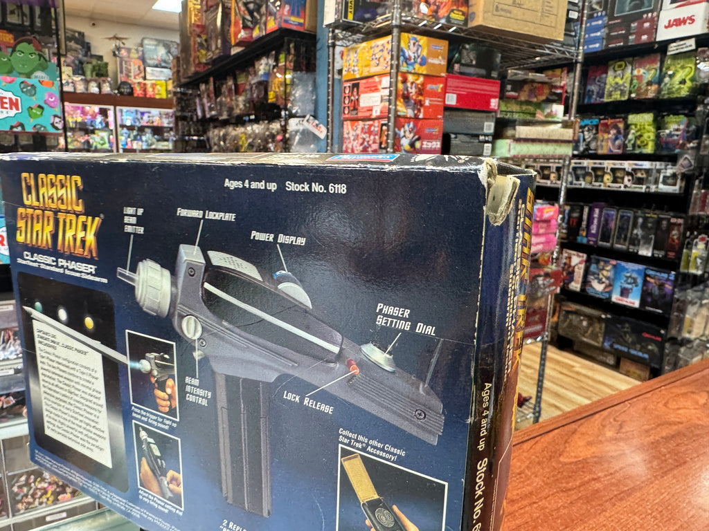 Classic Phaser (Vintage Star Trek, Playmates) NEW OPEN BOX product image 6, provided for visual reference and product detail