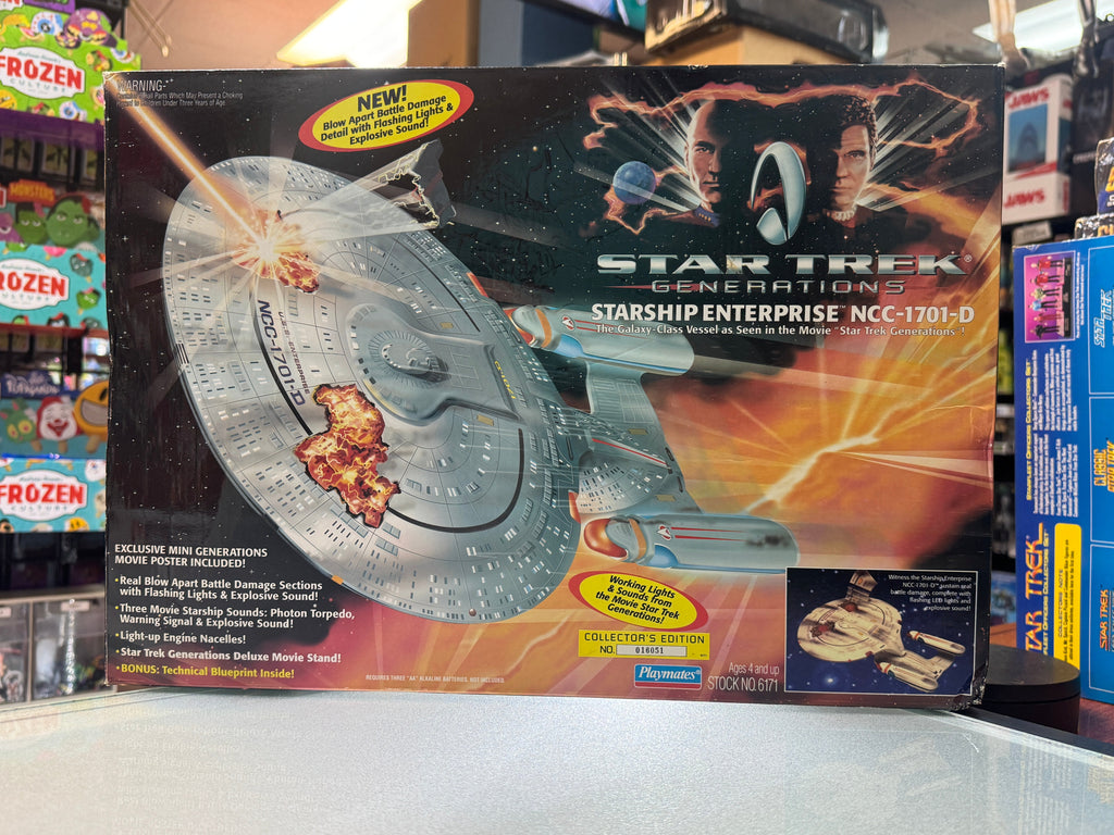 Starship Enterprise NCC-1701 (Vintage Star Trek, Playmates) SEALED product image 10, provided for visual reference and