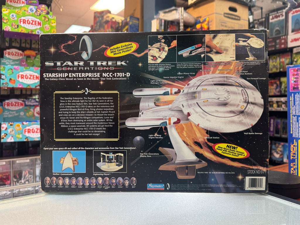 Starship Enterprise NCC-1701 (Vintage Star Trek, Playmates) SEALED product image 5, provided for visual reference and
