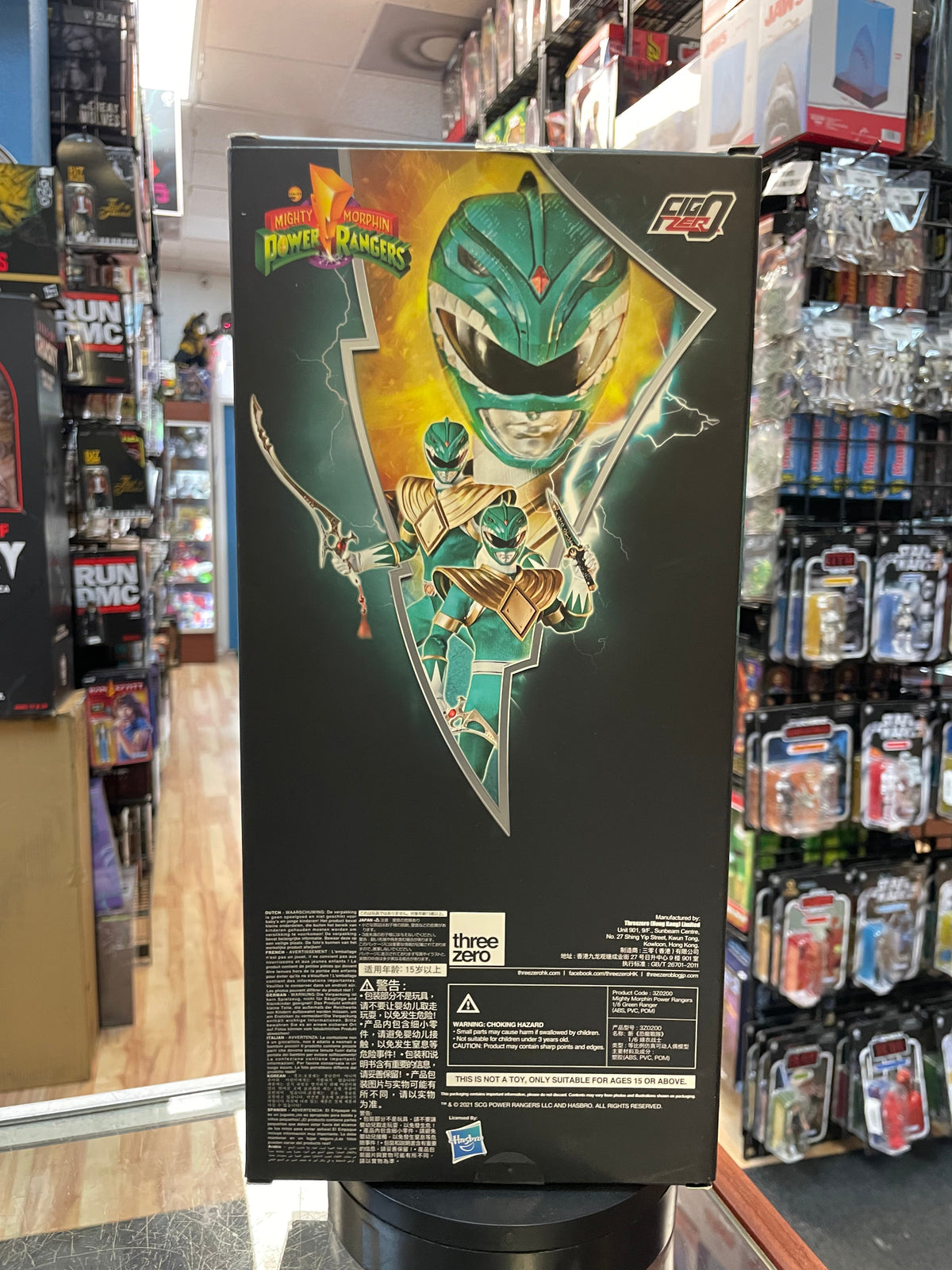 Green Ranger 1/6 Scale (Threezero, MMPR Power Rangers) COMPLETE product image 6, provided for visual reference and product