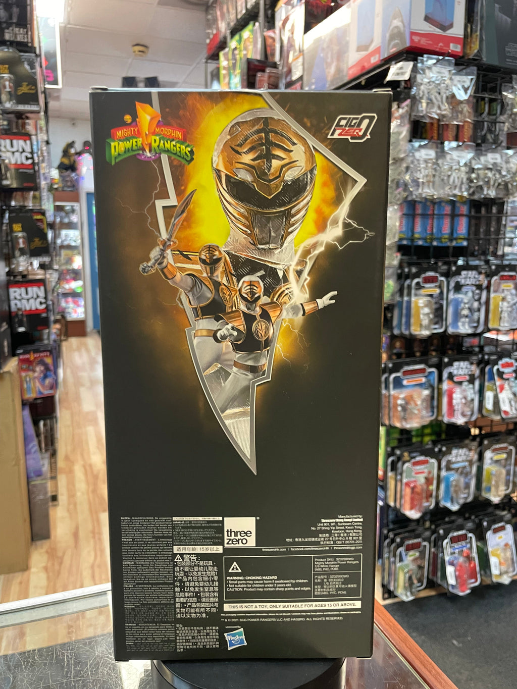White Ranger 1/6 Scale (Threezero, MMPR Power Rangers) COMPLETE product image 6, provided for visual reference and product