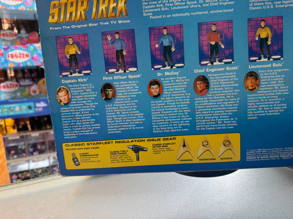 Classic Bridge Collectors Set (Vintage Star Trek, Playmates) NEW product image 2, provided for visual reference and product