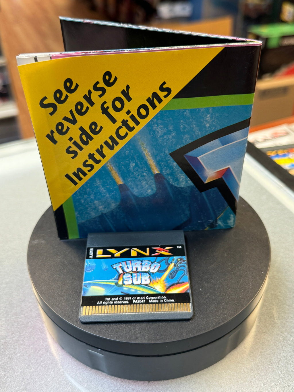 Turbo Sub with Poster (Atari LYNX, Vintage Games) product image 4, provided for visual reference and product detail review