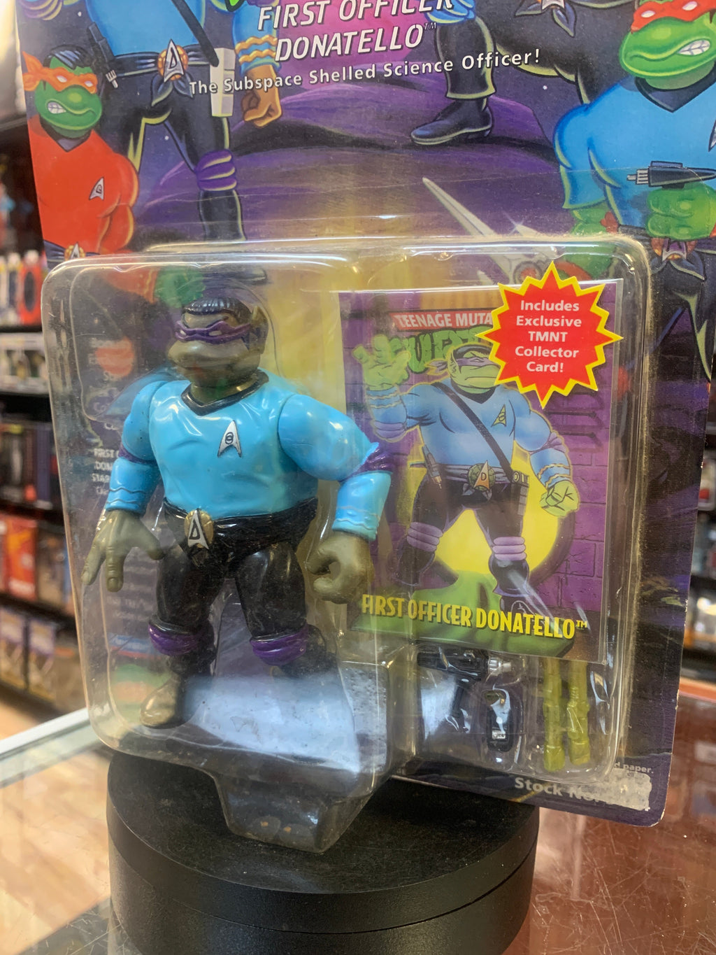 First Officer Donatello 9660 (Vintage TMNT Ninja Turtles, Playmates) SEALED product image 3, provided for visual reference
