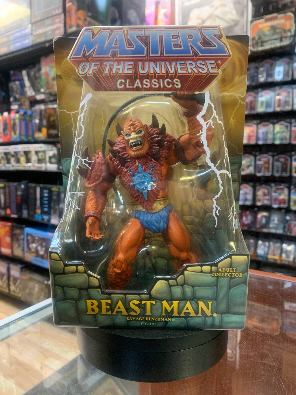 Orange Beastman 9663 (MOTU Classics, Mattel) SEALED product image 1, provided for visual reference and product detail review
