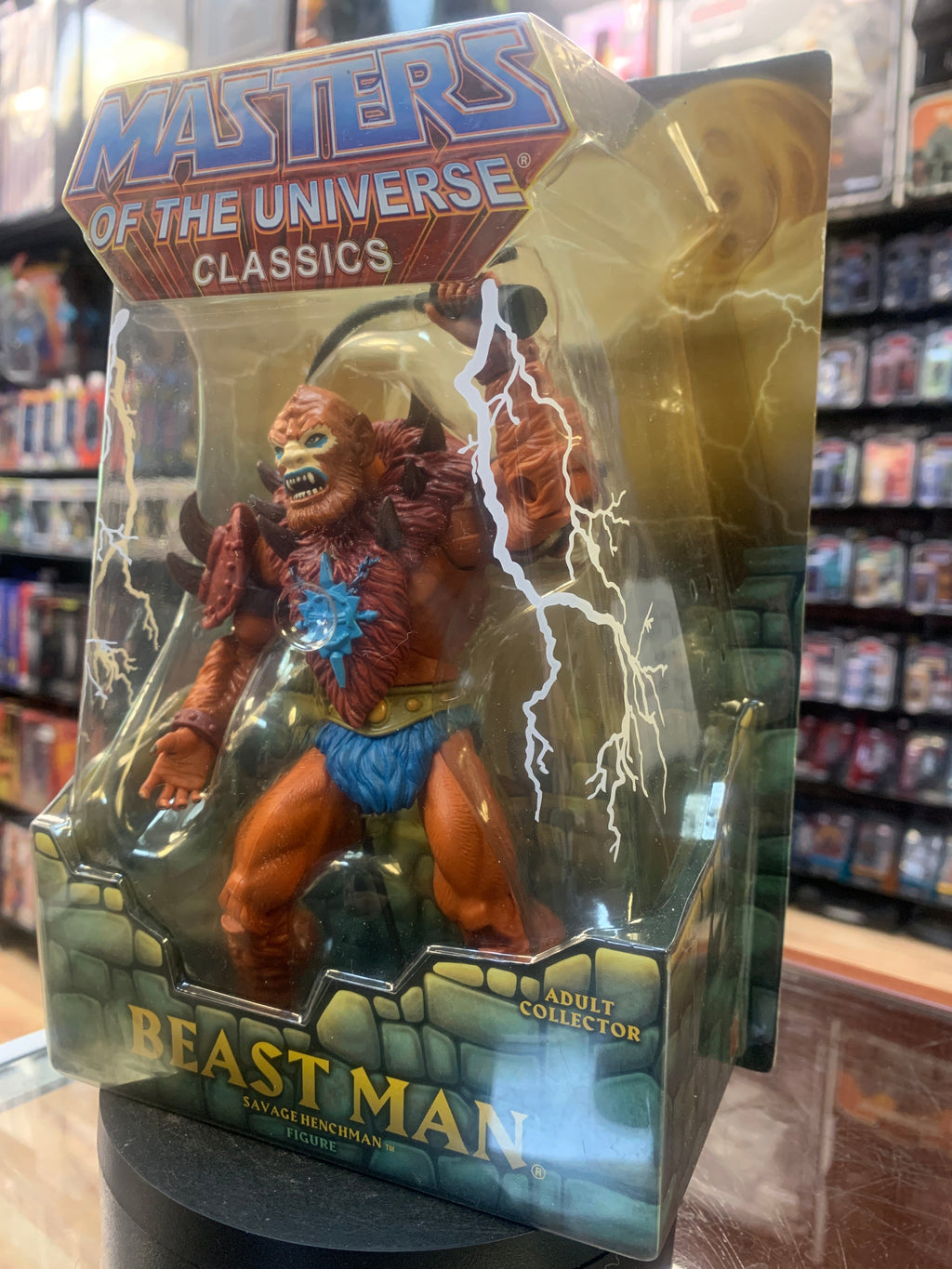 Orange Beastman 9663 (MOTU Classics, Mattel) SEALED product image 4, provided for visual reference and product detail review