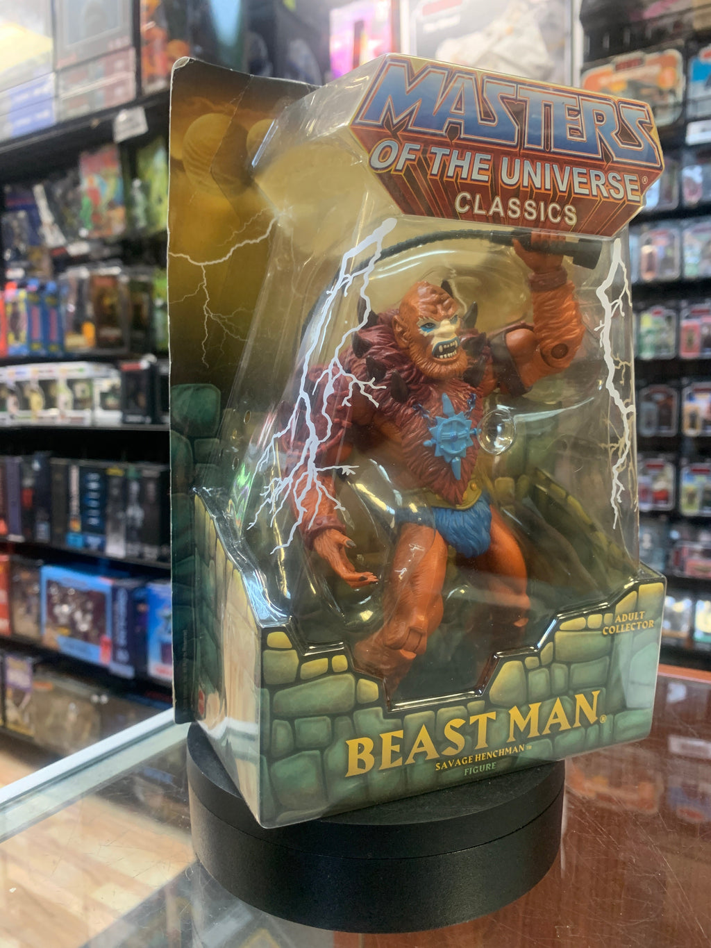 Orange Beastman 9663 (MOTU Classics, Mattel) SEALED product image 5, provided for visual reference and product detail review