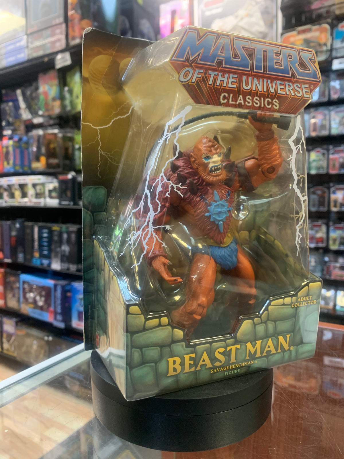 Orange Beastman 9663 (MOTU Classics, Mattel) SEALED product image 5, provided for visual reference and product detail review