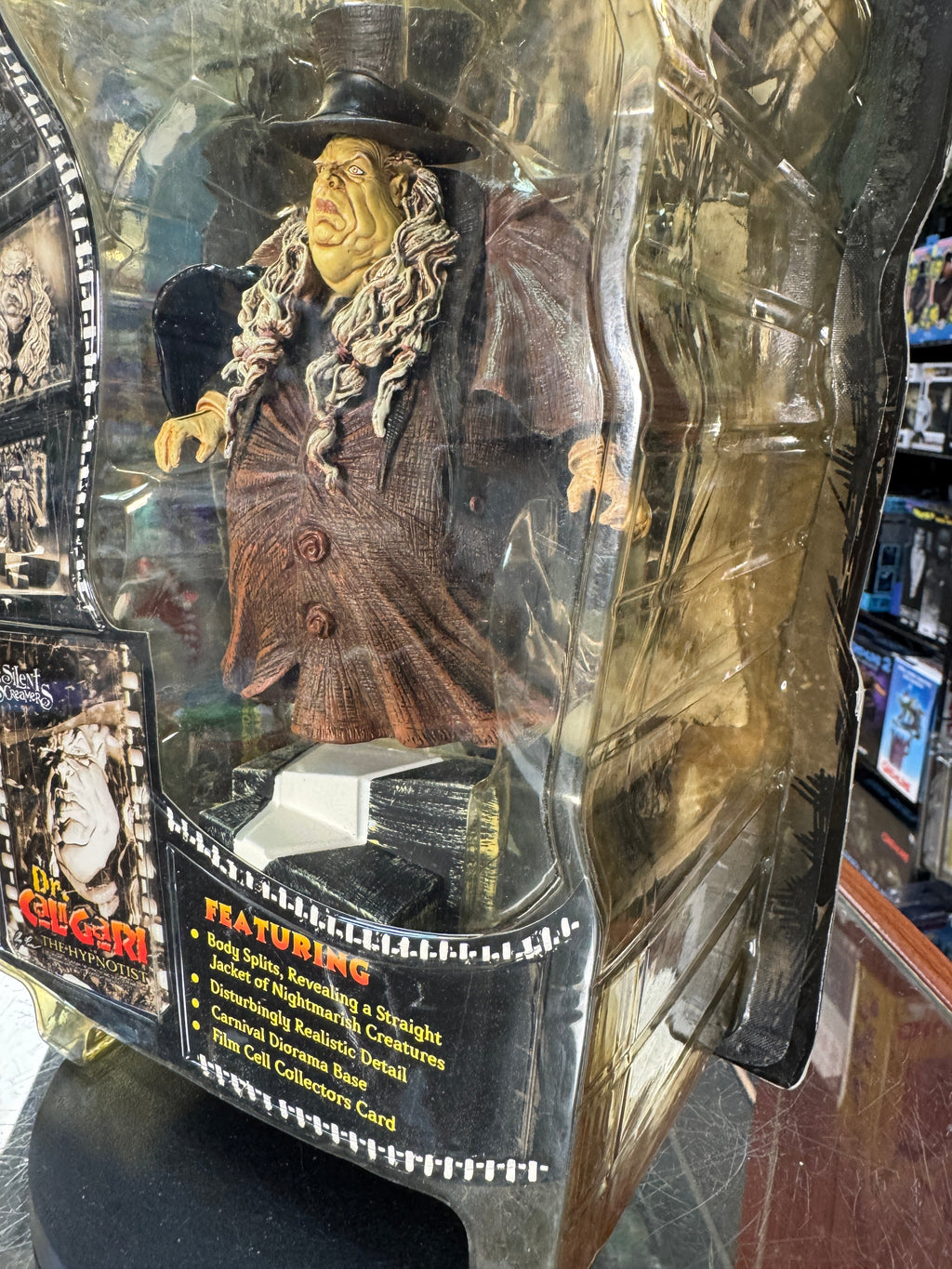 Cabinet of Dr Caligary (Silent Screamers, Aztech Toyz) SEALED product image 7, provided for visual reference and product