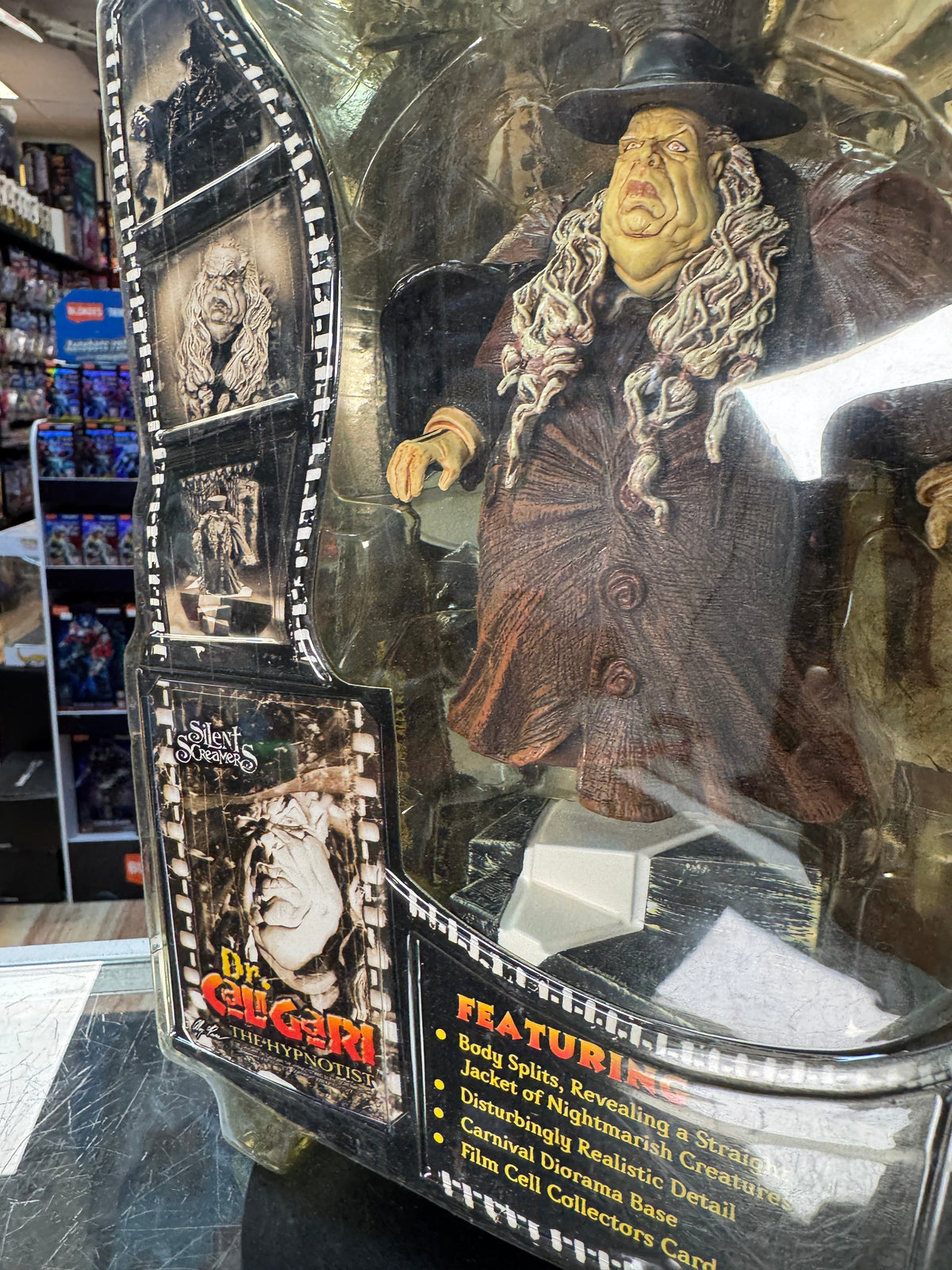 Cabinet of Dr Caligary (Silent Screamers, Aztech Toyz) SEALED product image 6, provided for visual reference and product
