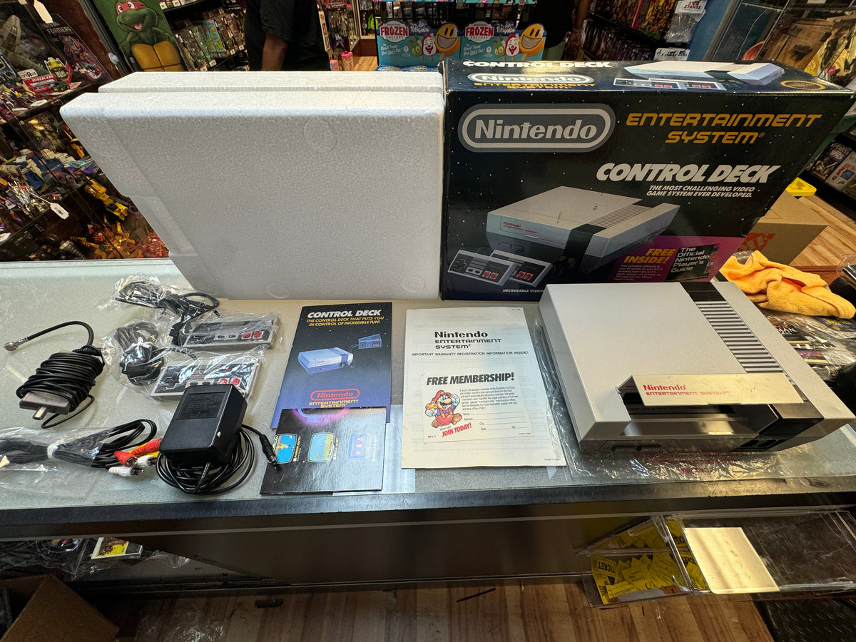 NES Control Deck Complete with Box & Inserts (Nintendo) ** Blinking Light Win Mod ** product image 1, provided for visual