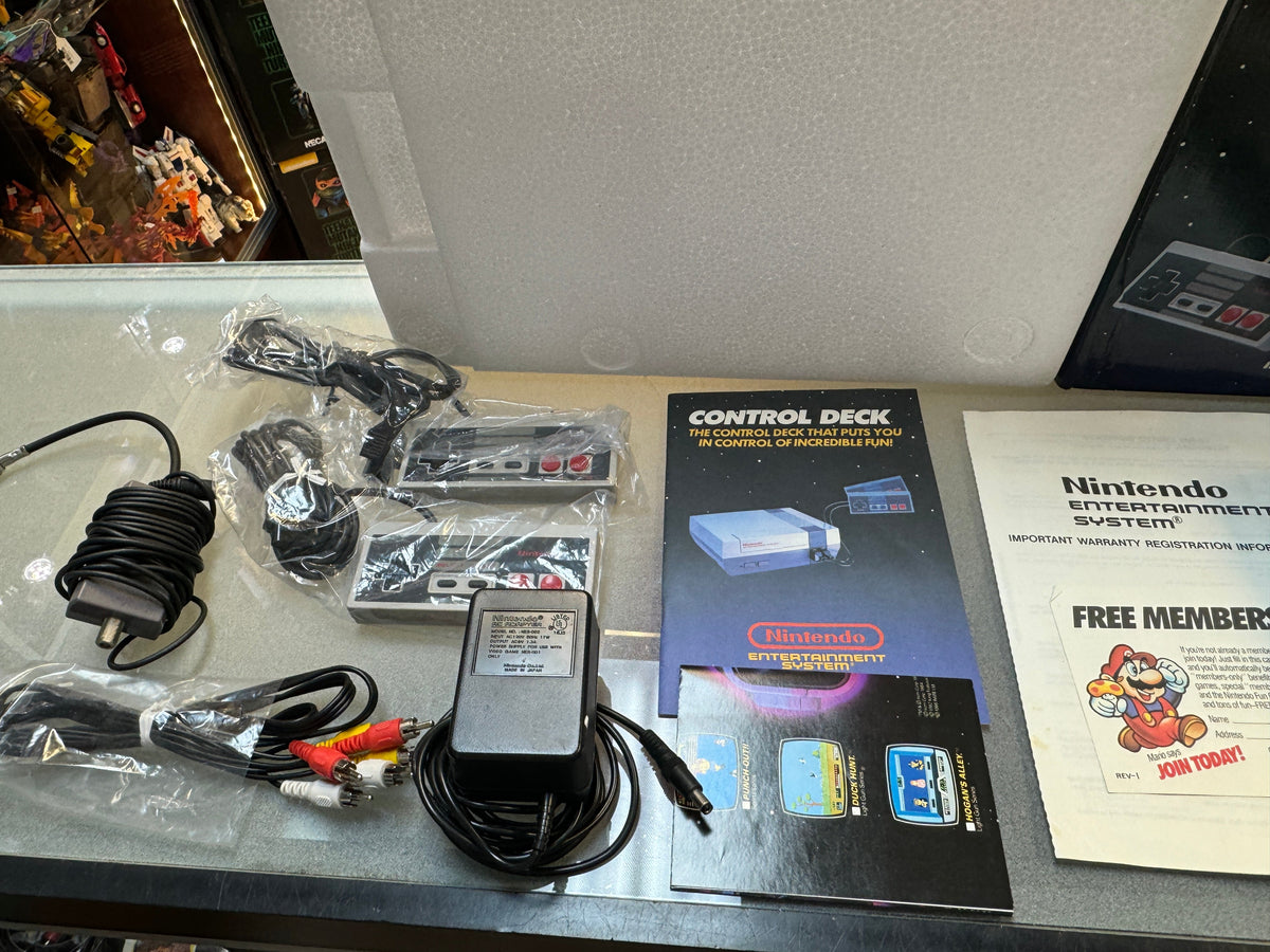 NES Control Deck Complete with Box & Inserts (Nintendo) ** Blinking Light Win Mod ** product image 2, provided for visual