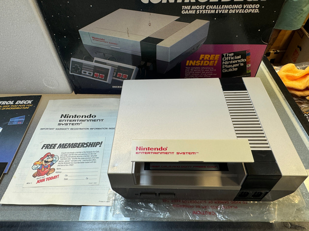 NES Control Deck Complete with Box & Inserts (Nintendo) ** Blinking Light Win Mod ** product image 5, provided for visual