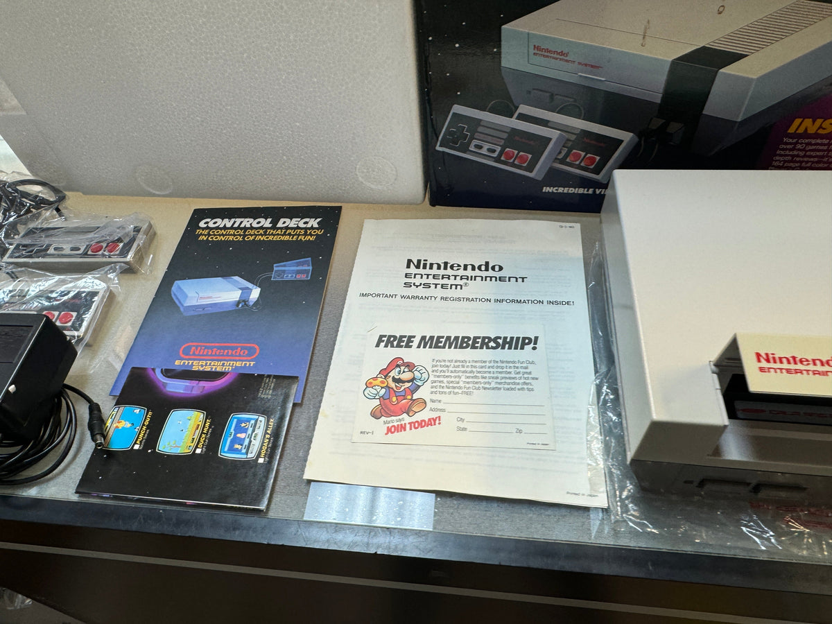 NES Control Deck Complete with Box & Inserts (Nintendo) ** Blinking Light Win Mod ** product image 6, provided for visual