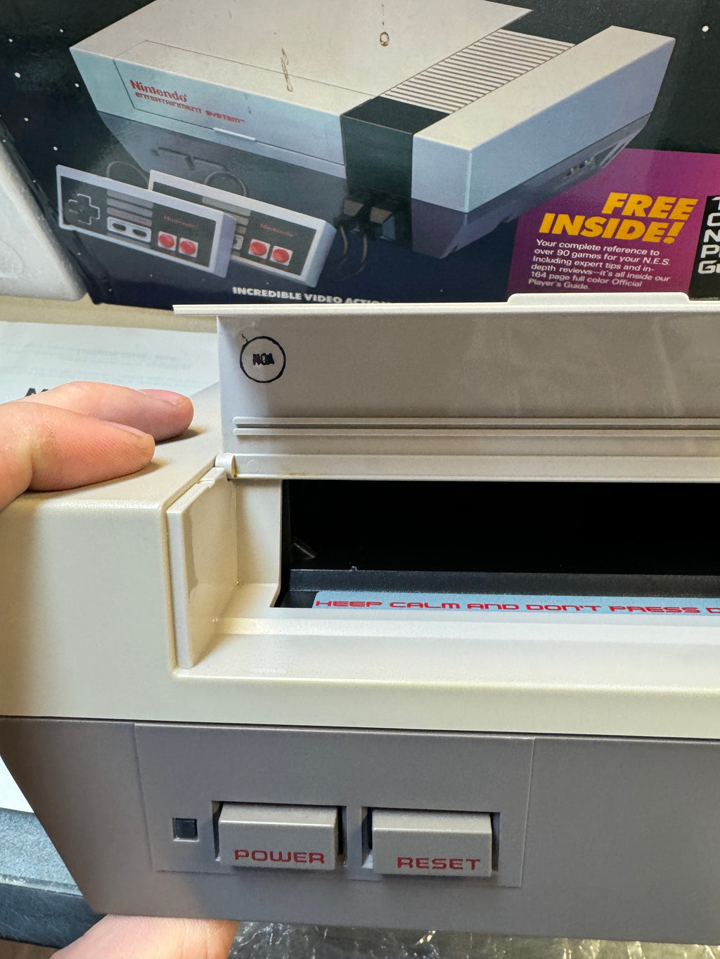 NES Control Deck Complete with Box & Inserts (Nintendo) ** Blinking Light Win Mod ** product image 7, provided for visual