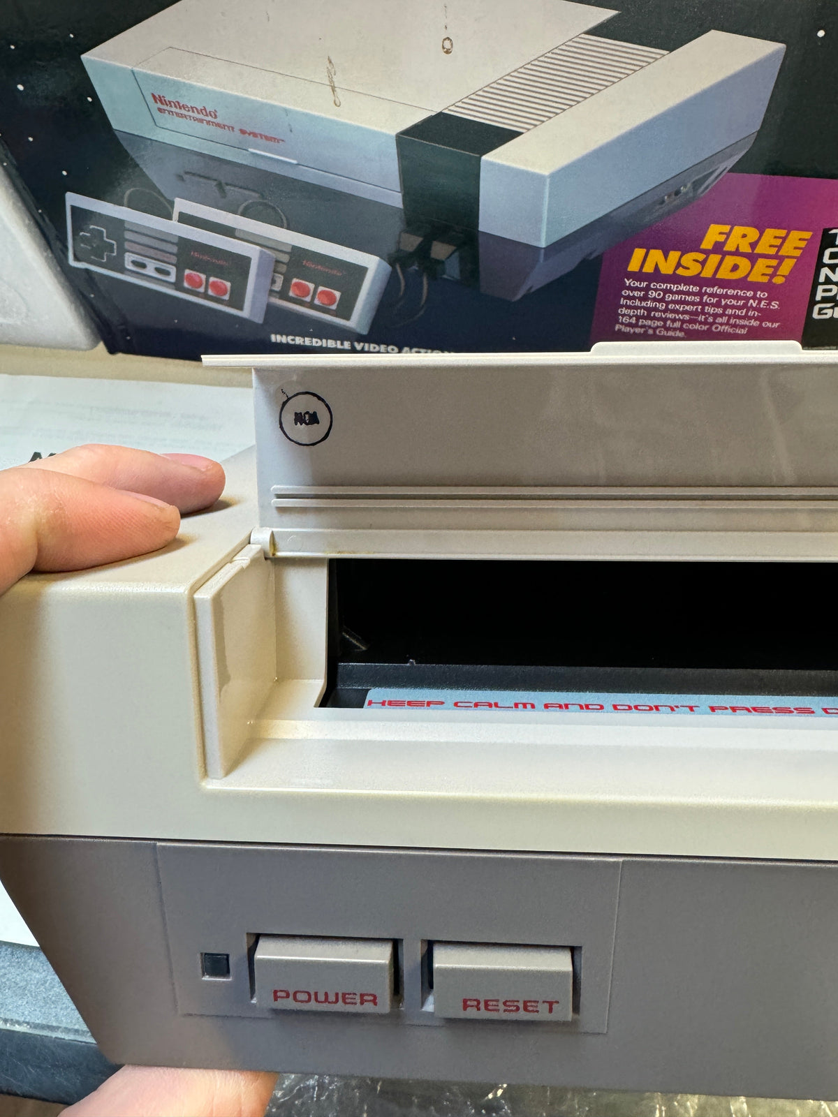 NES Control Deck Complete with Box & Inserts (Nintendo) ** Blinking Light Win Mod ** product image 7, provided for visual