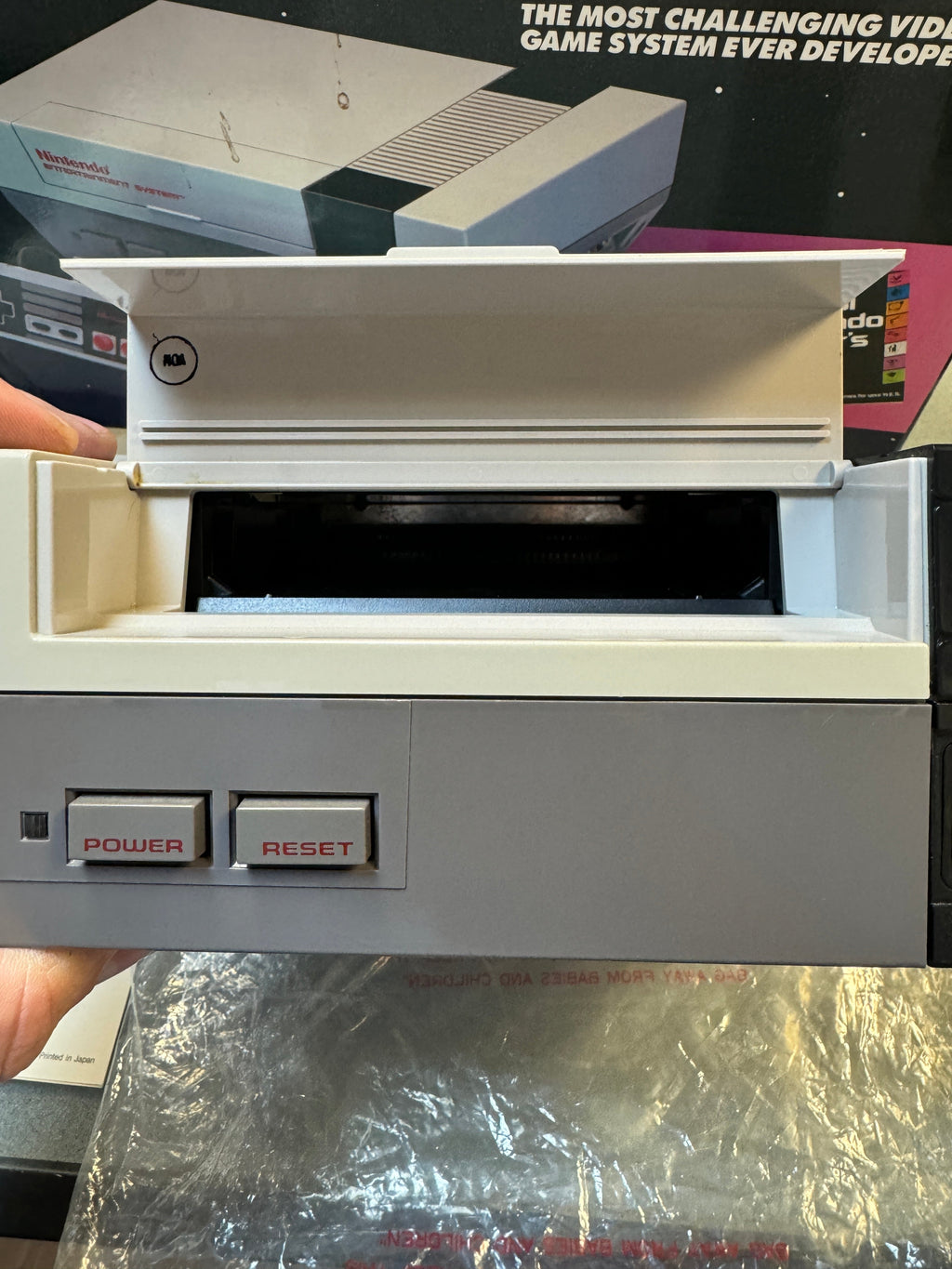 NES Control Deck Complete with Box & Inserts (Nintendo) ** Blinking Light Win Mod ** product image 9, provided for visual