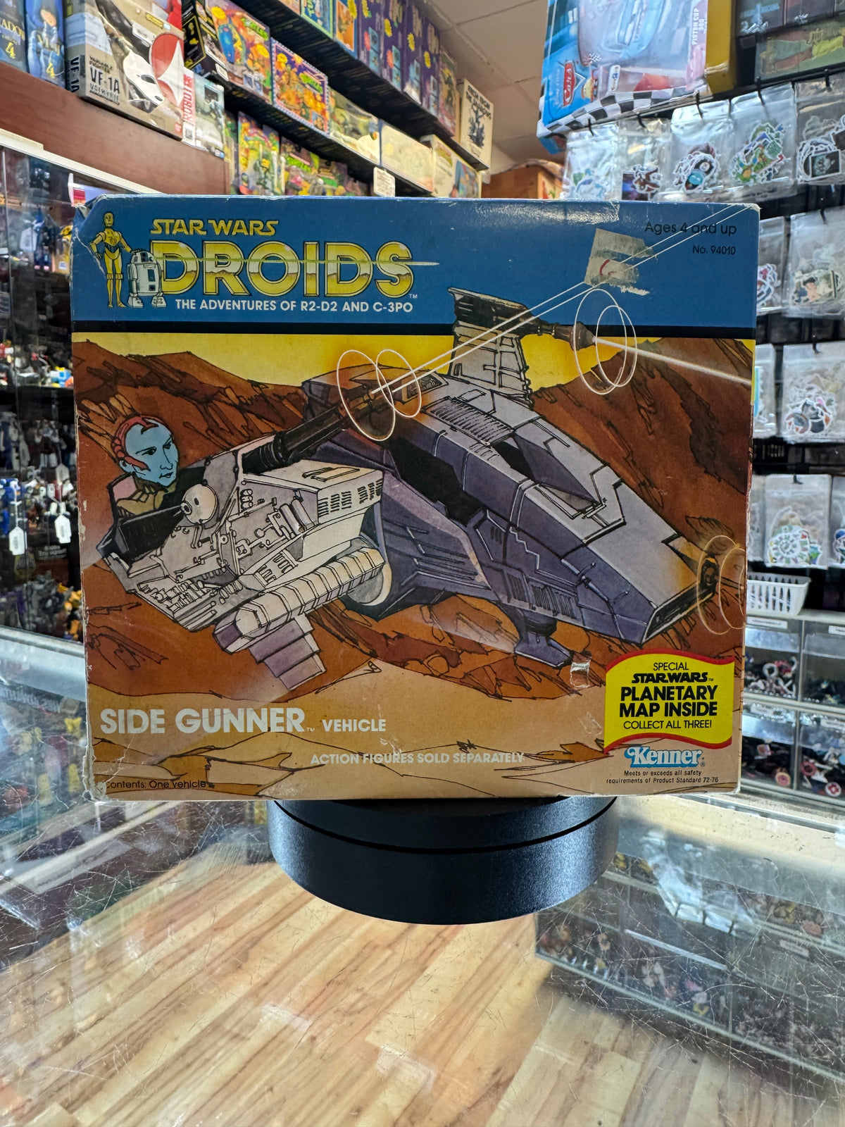 Side Gunner (Vintage Star Wars Droids, Kenner) **SEALED** product image 1, provided for visual reference and product detail