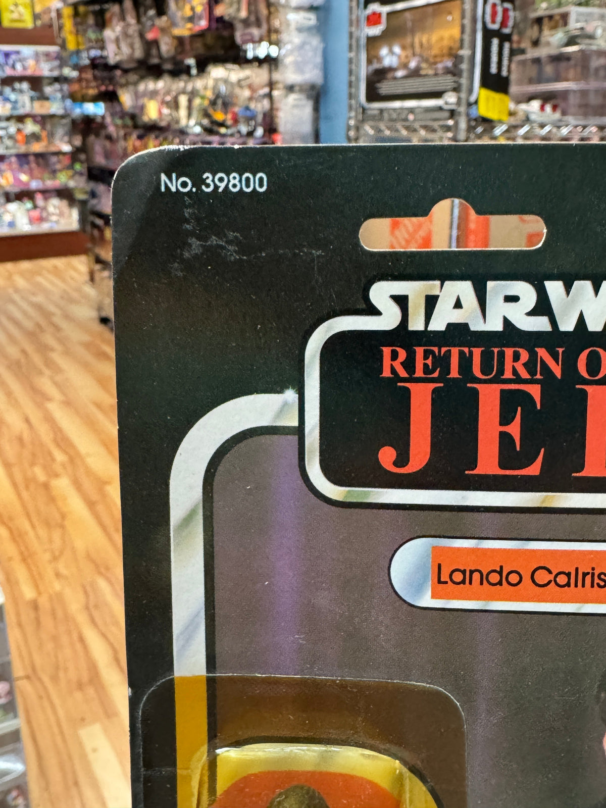 Lando Calrissian with Teeth ROTJ 9795 (Vintage Star Wars, Kenner) **SEALED** product image 3, provided for visual reference
