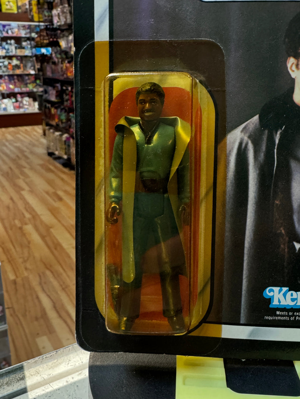 Lando Calrissian with Teeth ROTJ 9795 (Vintage Star Wars, Kenner) **SEALED** product image 4, provided for visual reference