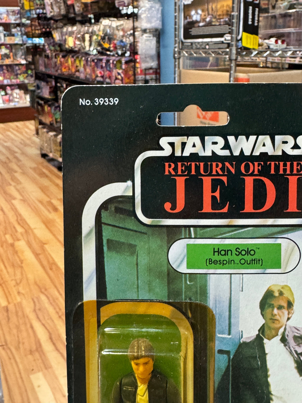 Bespin Han Solo ROTJ 9796 (Vintage Star Wars, Kenner) **SEALED** product image 2, provided for visual reference and product