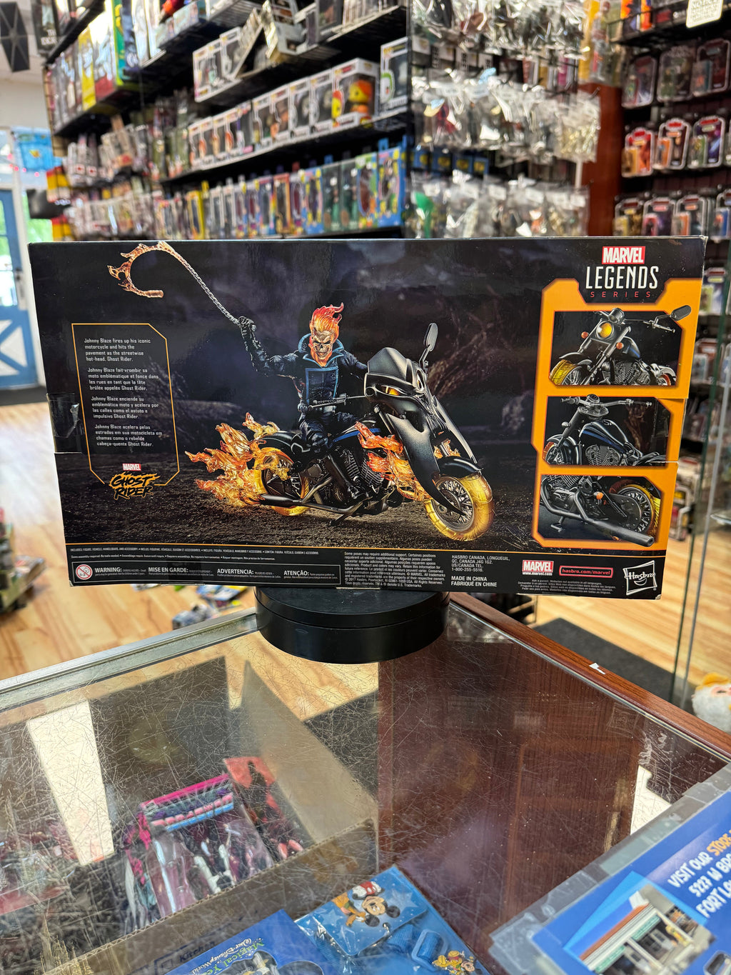 Ghost Rider Ultimate Riders (Marvel Legends, Hasbro) *SEALED* product image 2, provided for visual reference and product