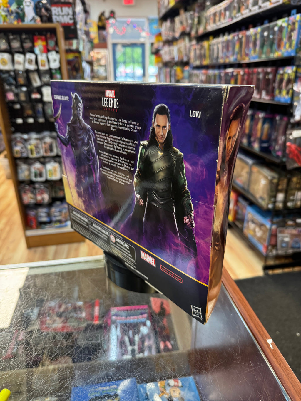 Loki & Corvious Glaive 2 Pack Infinity War (Marvel Legends, Hasbro) *SEALED* product image 4, provided for visual reference