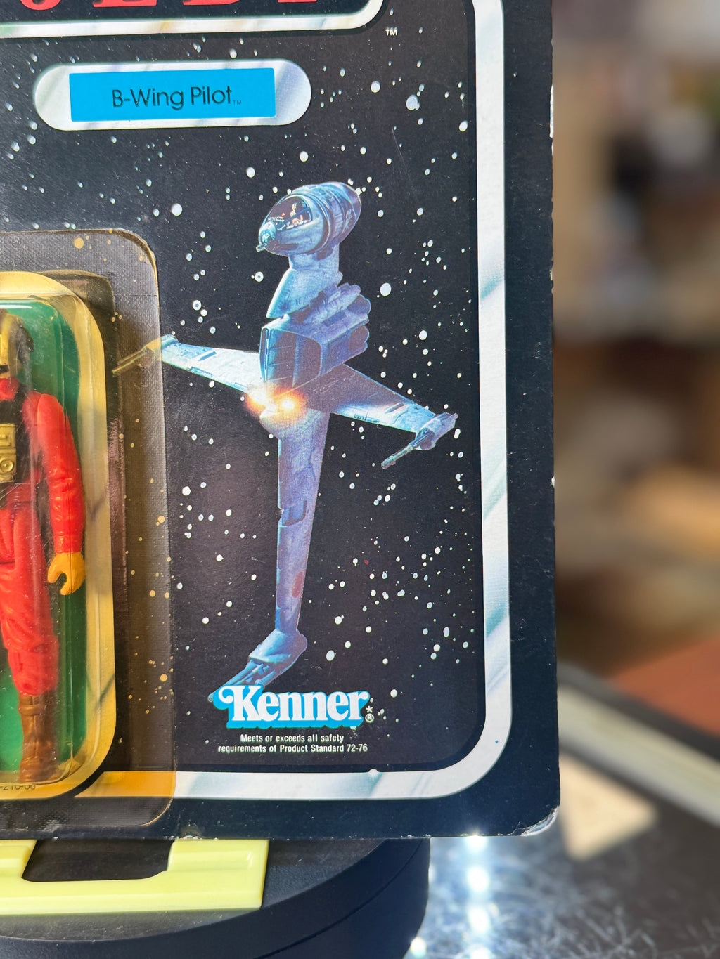 B Wing Pilot ROTJ 9799 (Vintage Star Wars, Kenner) **SEALED** product image 4, provided for visual reference and product