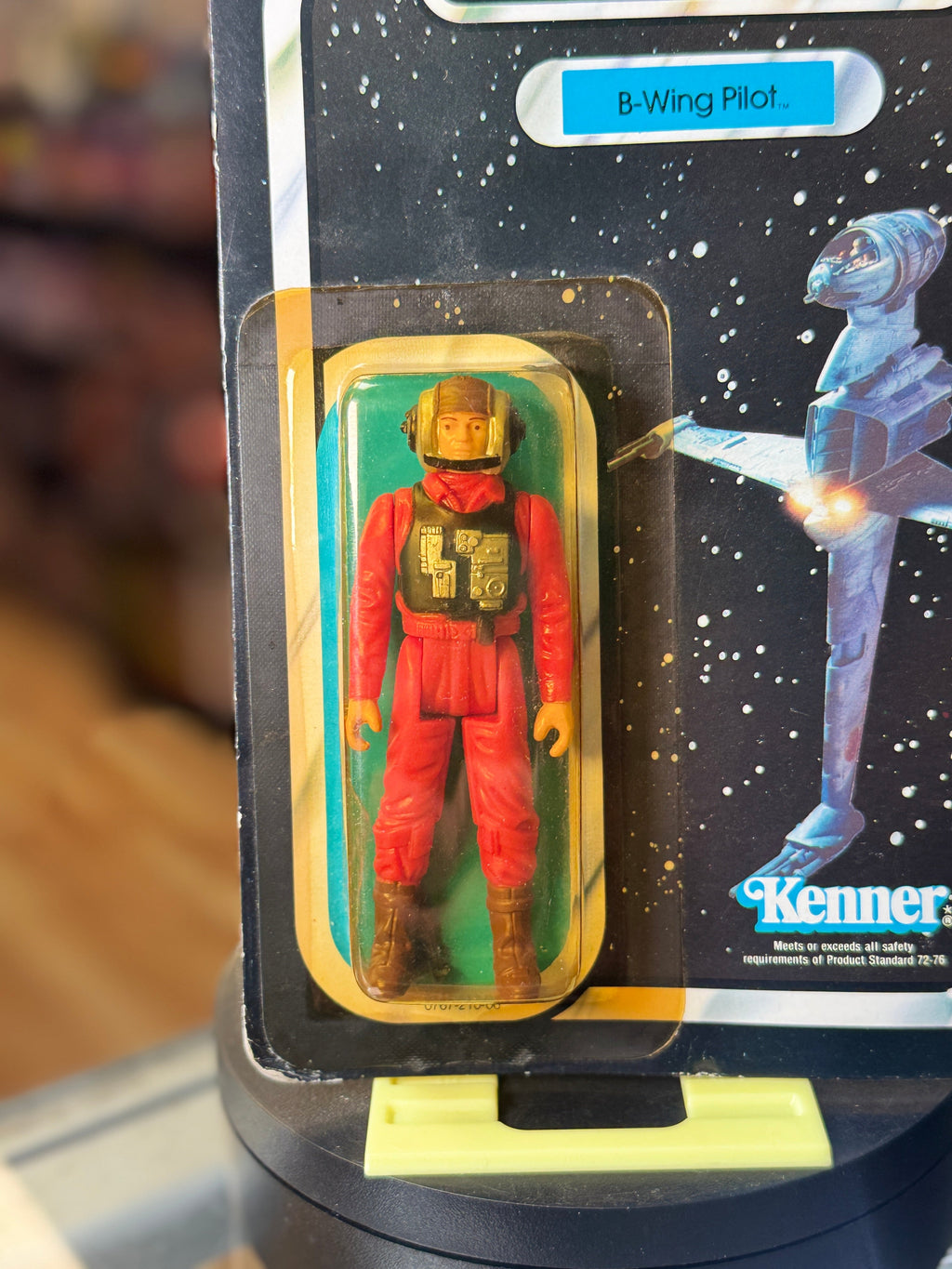 B Wing Pilot ROTJ 9799 (Vintage Star Wars, Kenner) **SEALED** product image 5, provided for visual reference and product