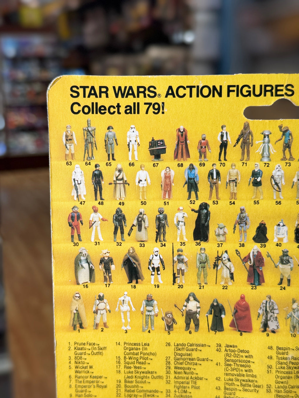 B Wing Pilot ROTJ 9799 (Vintage Star Wars, Kenner) **SEALED** product image 7, provided for visual reference and product