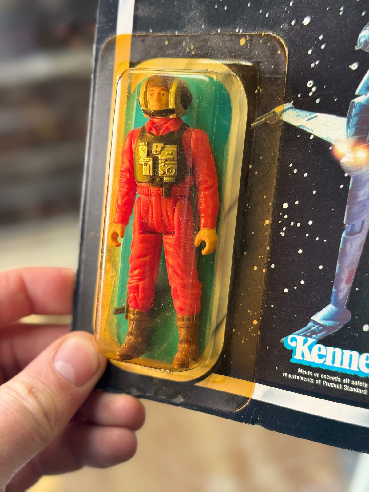 B Wing Pilot ROTJ 9799 (Vintage Star Wars, Kenner) **SEALED** product image 11, provided for visual reference and product