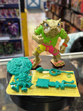 Napoleon Bonafrog with File Card (Vintage TMNT Ninja Turtles, Playmates) COMPLETE product image 1, provided for visual