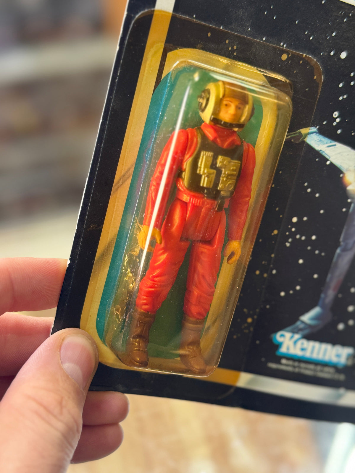 B Wing Pilot ROTJ 9799 (Vintage Star Wars, Kenner) **SEALED** product image 12, provided for visual reference and product