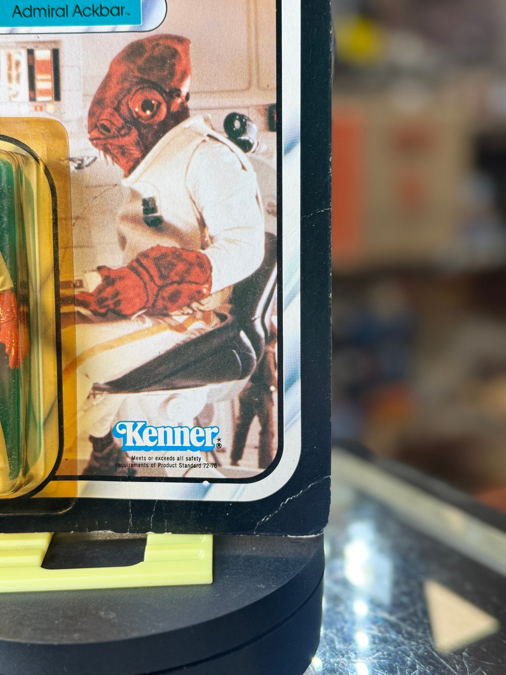 Admiral Ackbar ROTJ 9800 (Vintage Star Wars, Kenner) **SEALED** product image 4, provided for visual reference and product