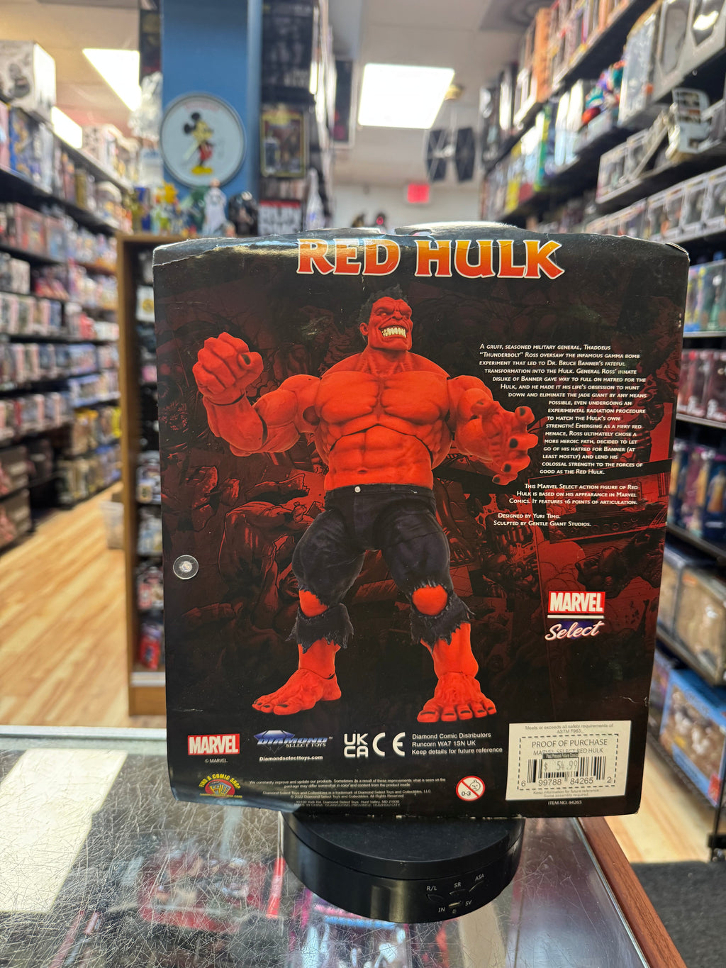 Red Hulk (Marvel Select, DST) *SEALED* product image 4, provided for visual reference and product detail review
