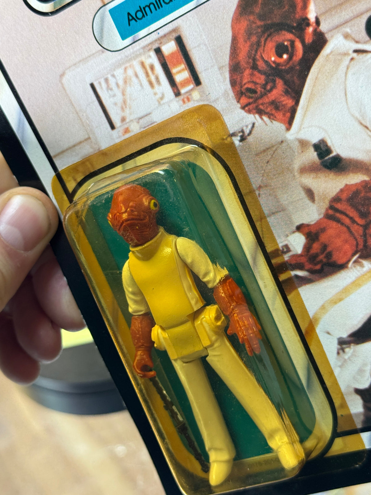Admiral Ackbar ROTJ 9800 (Vintage Star Wars, Kenner) **SEALED** product image 12, provided for visual reference and product