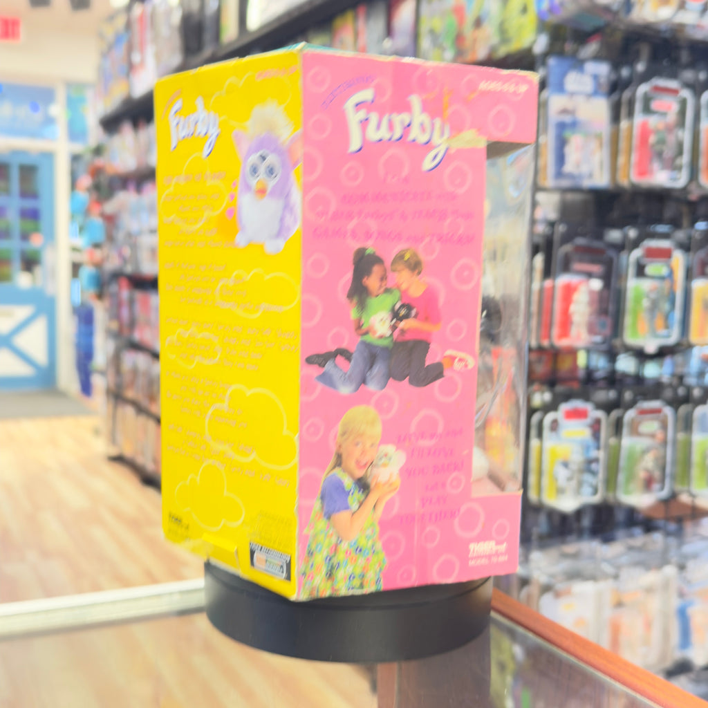 Furby Purple & White Special Edition (Vintage Furby, Tiger Electronics) SEALED product image 4, provided for visual